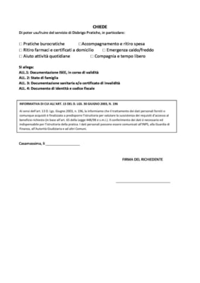 Immagine: Modulo accesso al servizio per anziani 2