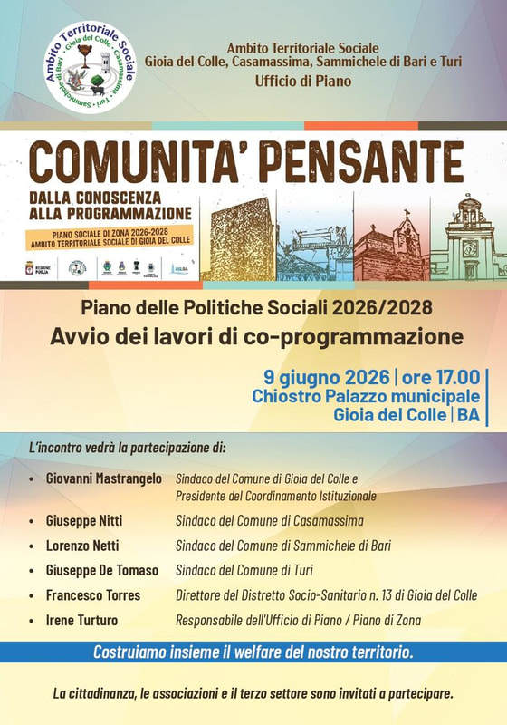 Al via il percorso di costruzione del nuovo Piano Sociale di Zona 2026-2028